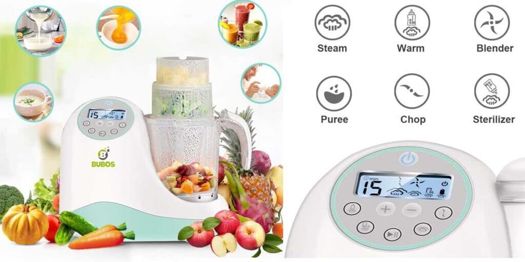 Bubos 5-in-1 Smart Baby Food Steamer