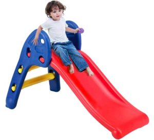 COSTWAY Folding First Slide for Kids