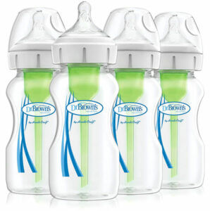 Dr Brown's Options+ Anti-Colic Baby Bottles (4 x 270ml)