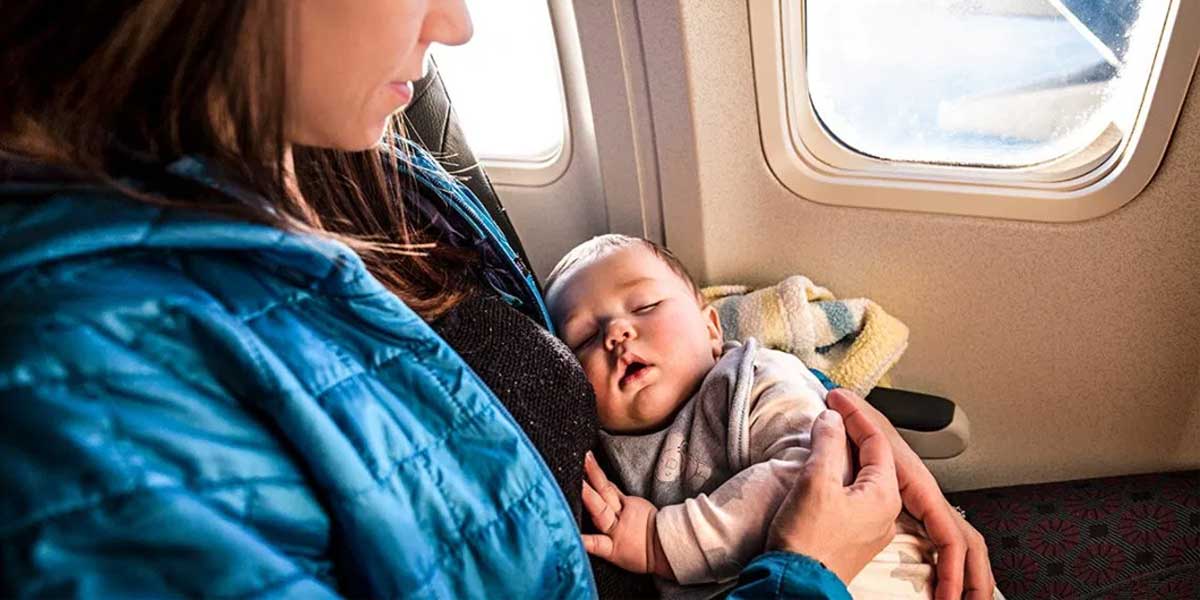 Traveling with a Newborn Baby on a Flight or in a Car